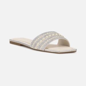INC Macy's Brand Pearl and Bling Sandals - 9.5